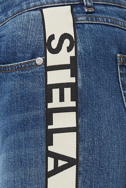 Logo Tape Skinny Jeans
